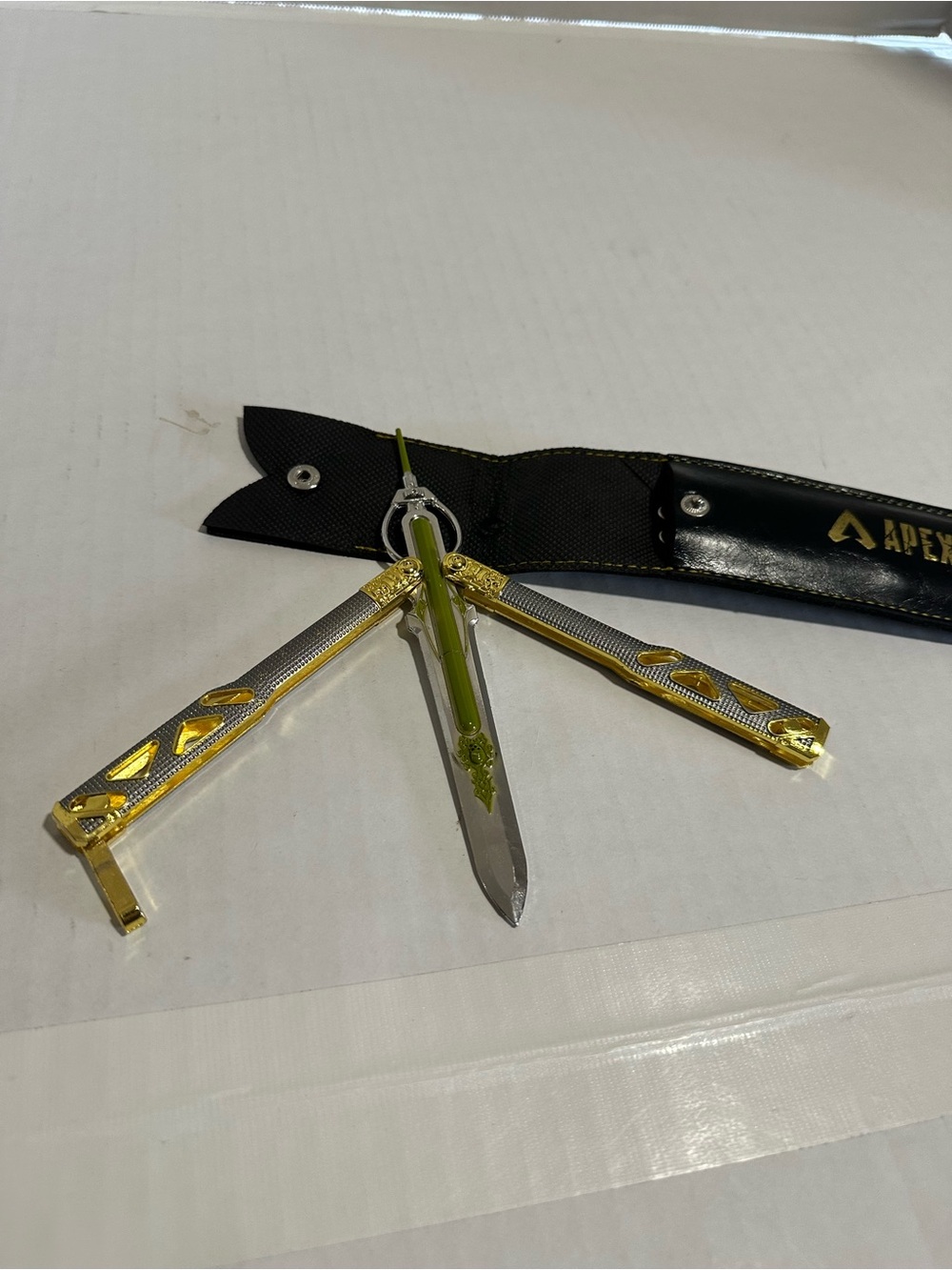 APEX Butterfly Knife, Octane Power Boy Heirloom Training Knife Model, Legend Col